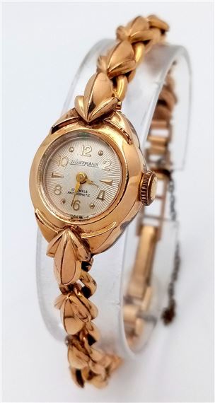 A Vintage Ladies Rolled Gold 17 Jewel Manual by MANUAL