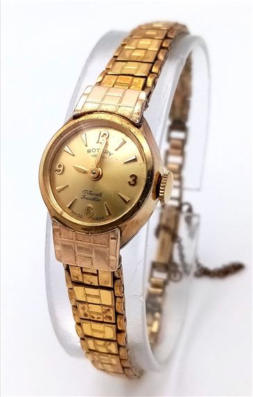 Ladies vintage 1960/70’s ROLLED GOLD ROTARY WRISTWATCH. Complete by MANUAL, 1960/1970