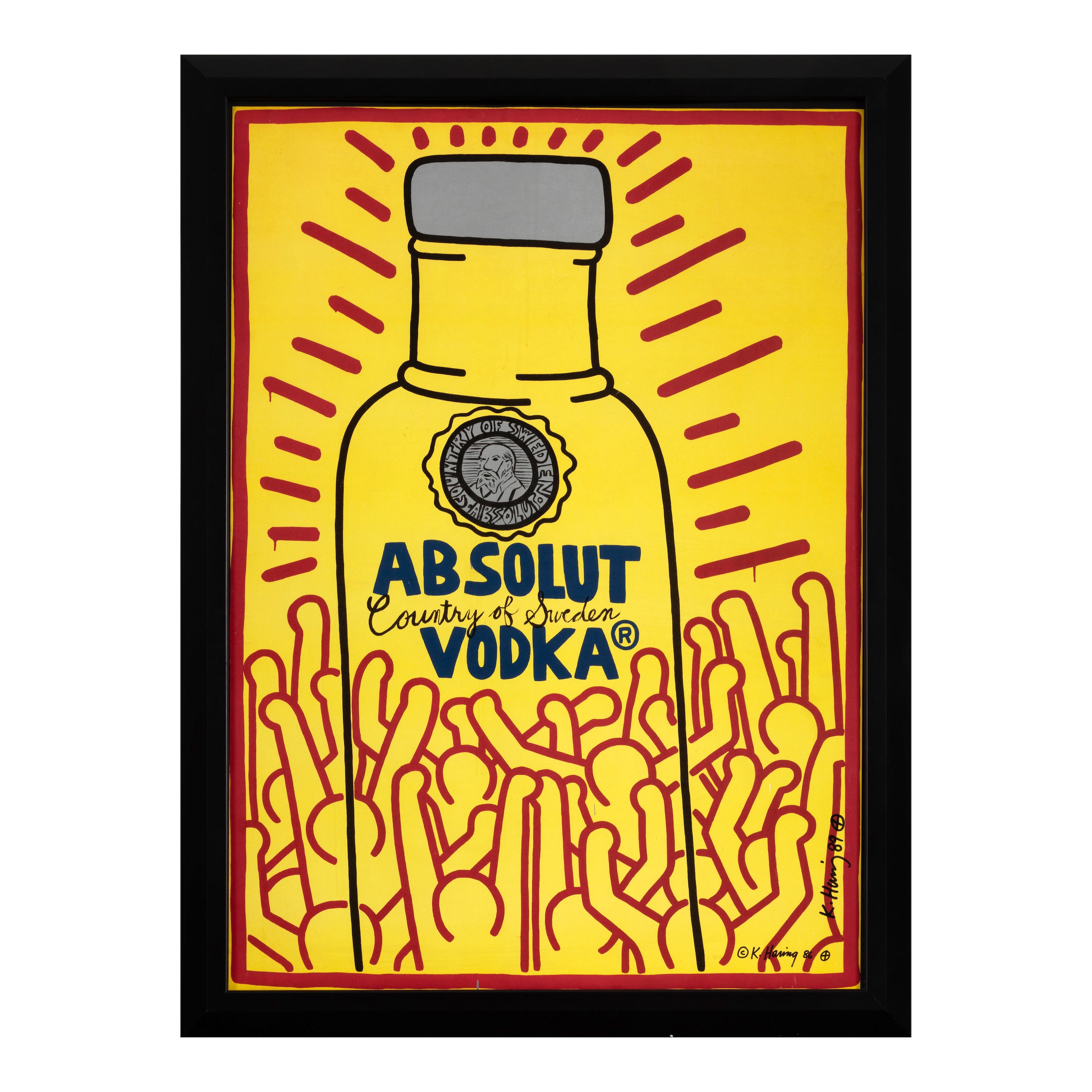 Keith Haring | Absolut Vodka (1986 - 1989) | MutualArt