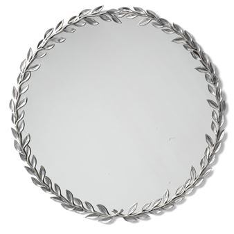 a pewter framed mirror - Estrid Ericson