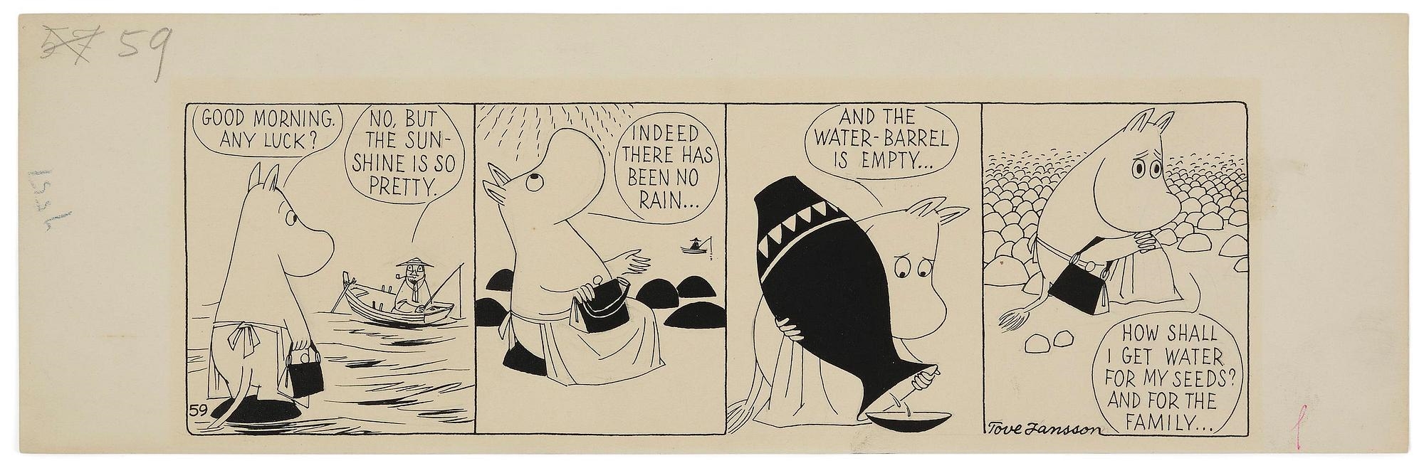 Tove Jansson | Moomin and the sea #59 | MutualArt