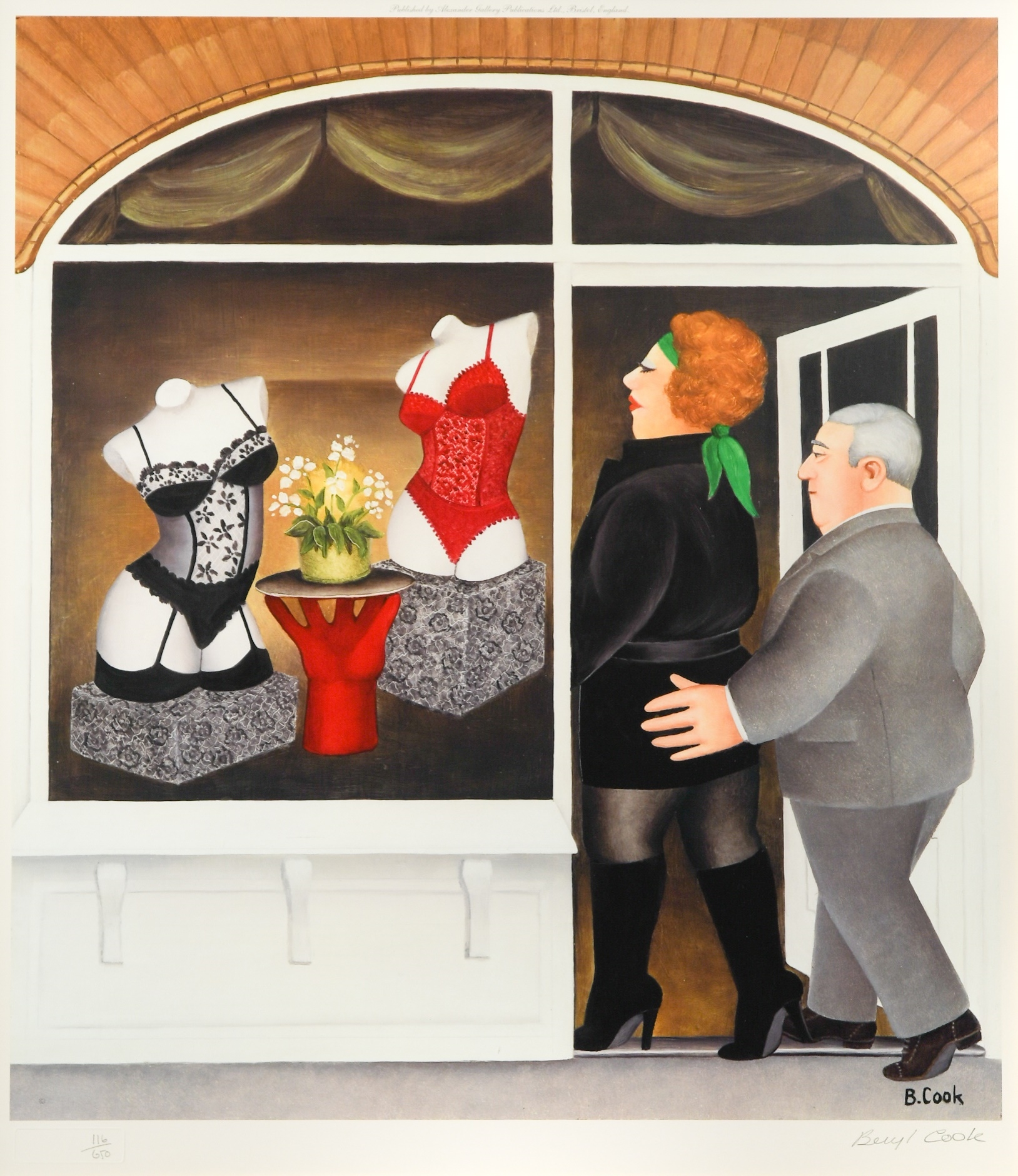 Beryl Cook | The Lingerie Shop | MutualArt