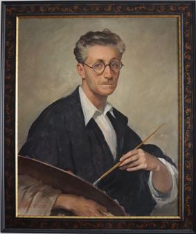 Carlo ROMAGNOLI (1888-1965) Self-portrait - Carlo Romagnoli