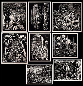 1943 - Osm původní dřevorytů - Václav Synek