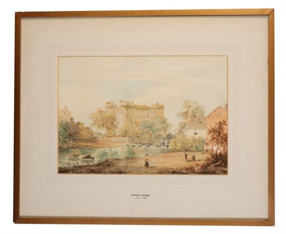 Nunney Castle by Thomas Sandby