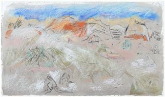 CENTRAL AUSTRALIAN LANDSCAPE - Mary Macqueen