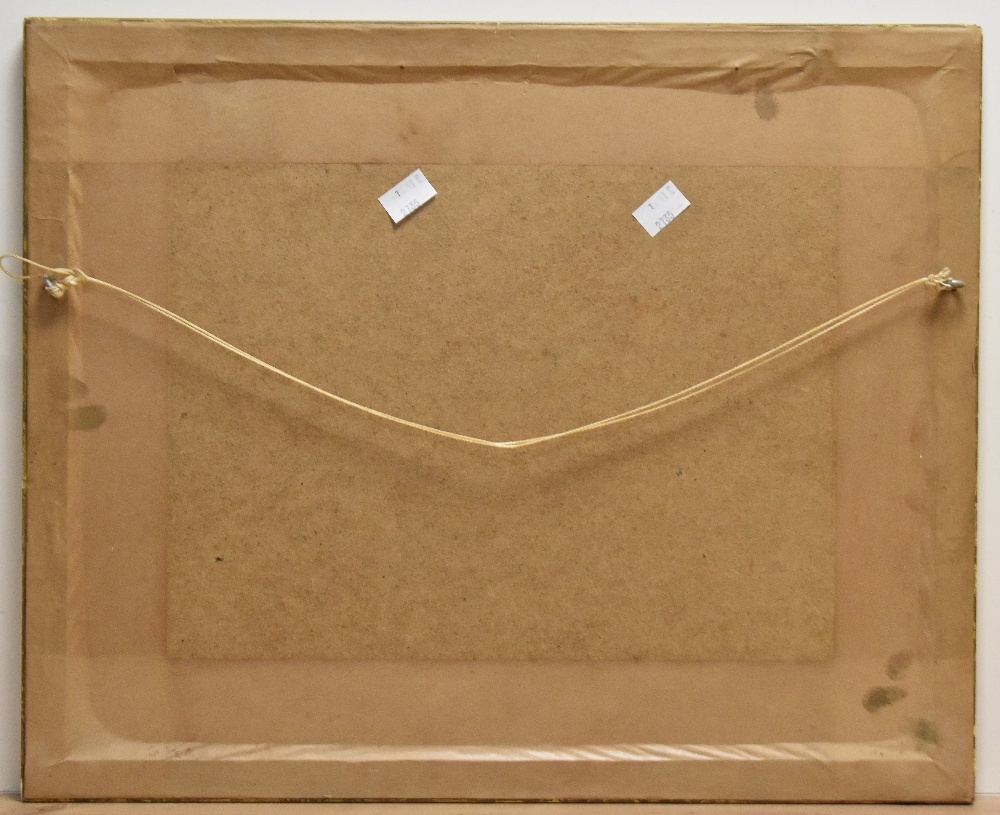 Artwork by Robert Rampling, rocky edged stream scene, Made of watercolour