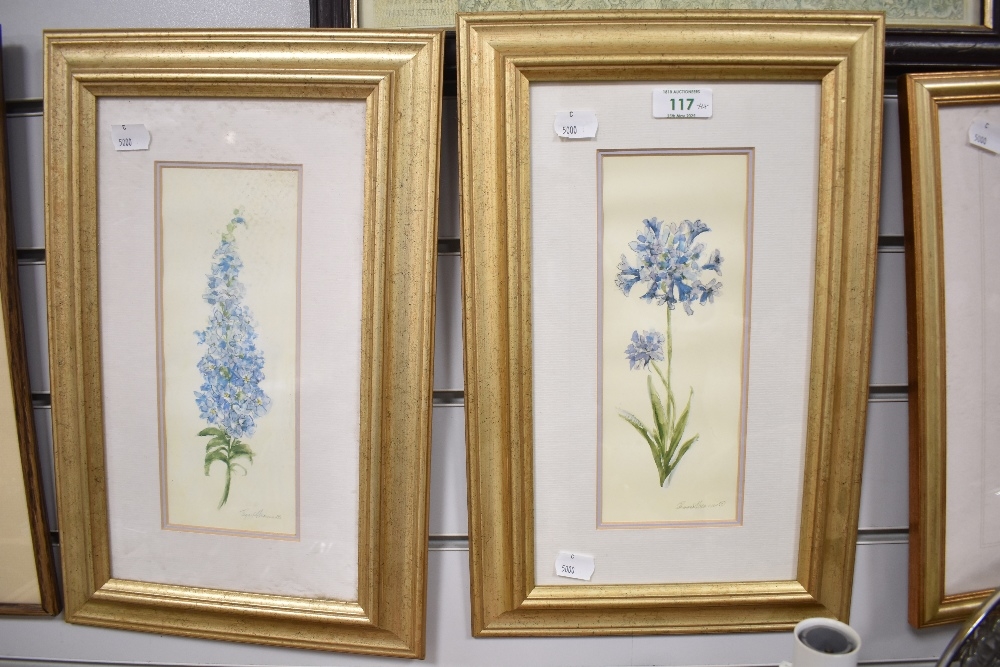 Similar | A pair of floral prints nicely mounted within gold frames ...