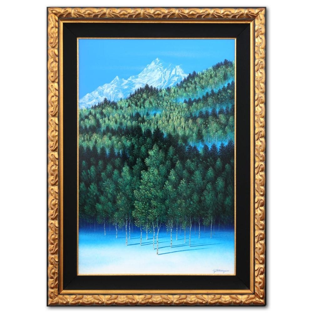 Jon Rattenbury | Jon Rattenbury- Original Oil on Board Aspen Heights ...