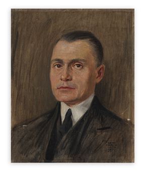 Senza Titolo (Ritratto di nobiluomo - Oscar Hermann Lamb