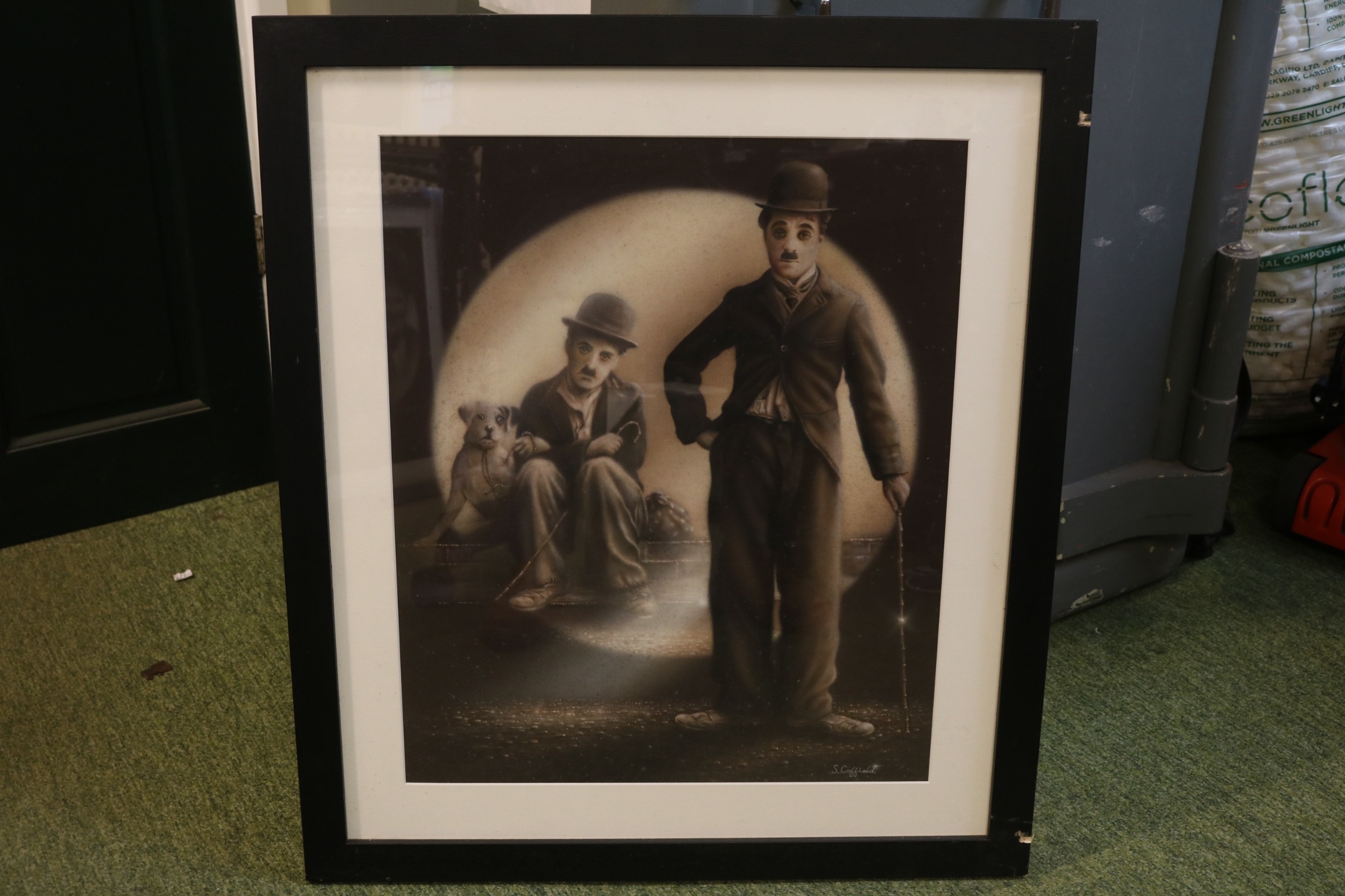 Stuart Coffield | Original Work of Art Charlie Chaplin | MutualArt