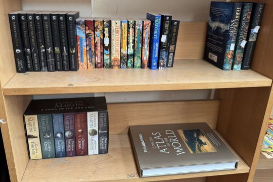 George Martin | A collection of Terry Pratchett and George Martin books ...