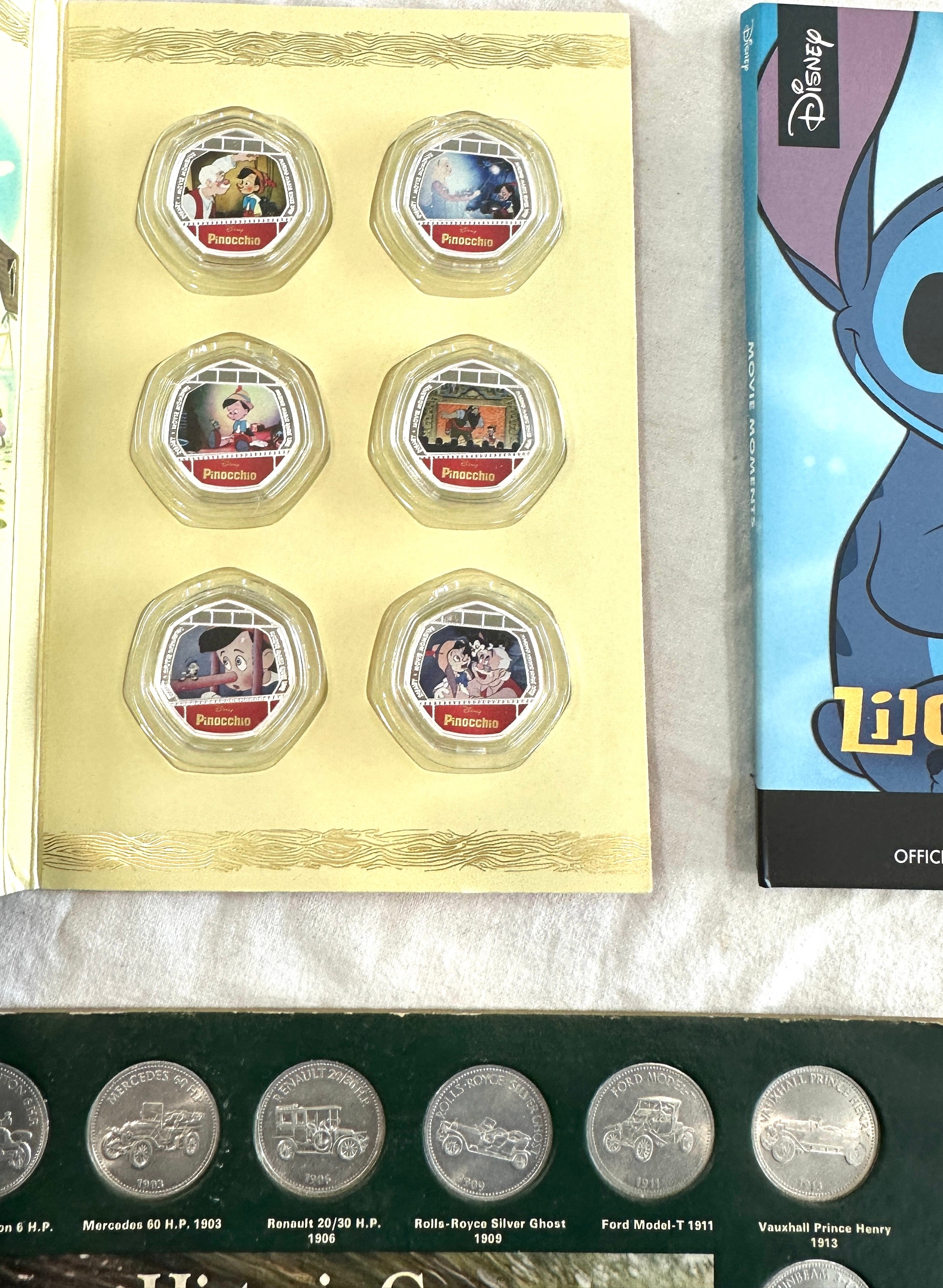 Bambi | Three Disney collector coin sets Bambi, Pinocchio and Lilo and ...
