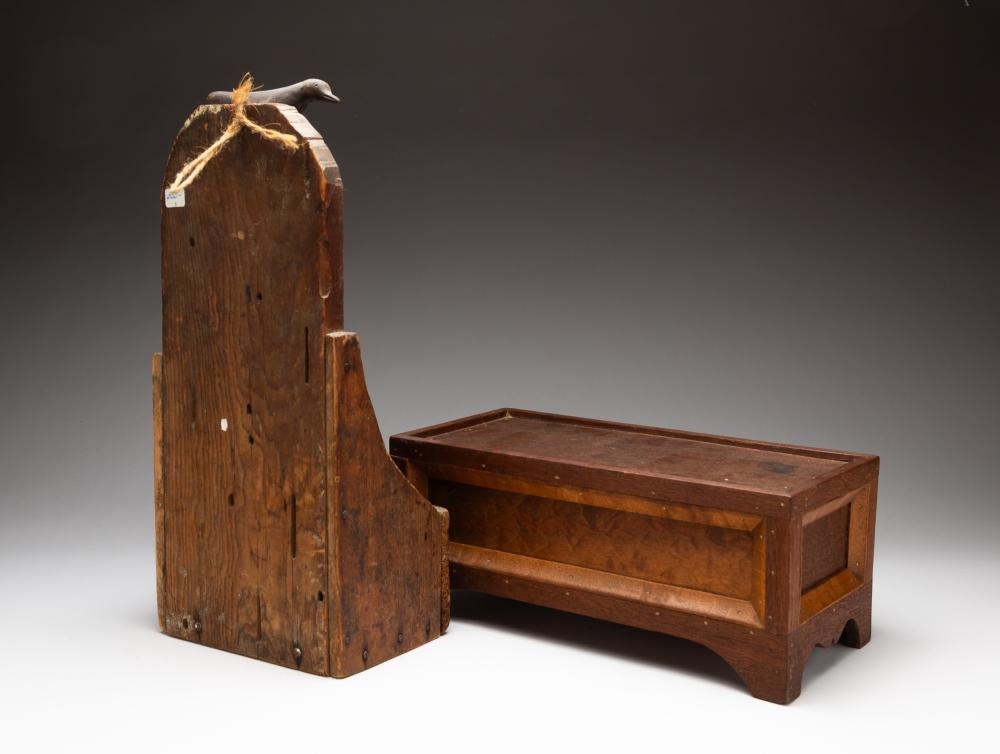 American School, 18th Century | SCOURING BOX AND A ONE DRAWER BOX ...