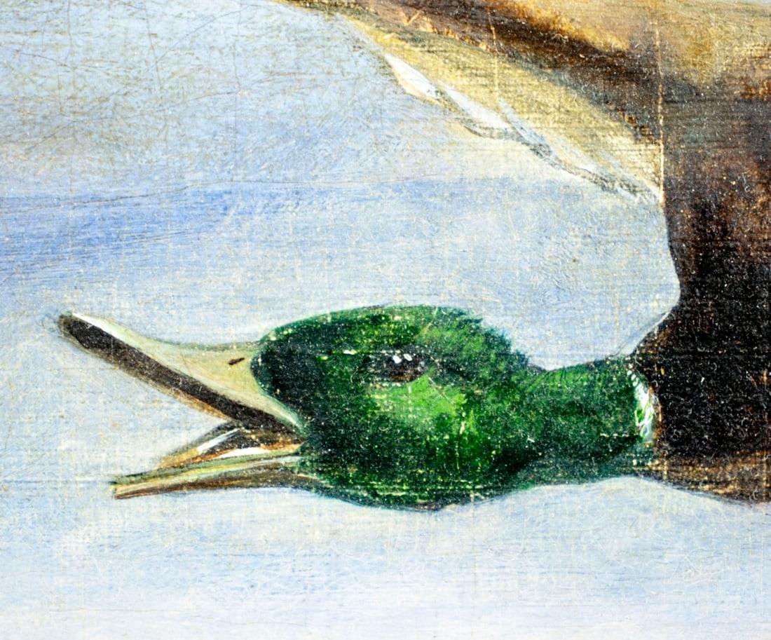Robert Henry Roe | Ducks - Wild Birds in Flight (1855) | MutualArt