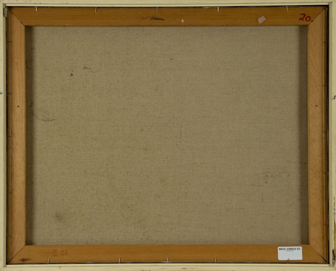 Artwork by Elyot Henderson, The Flute Player, Made of oil on canvas