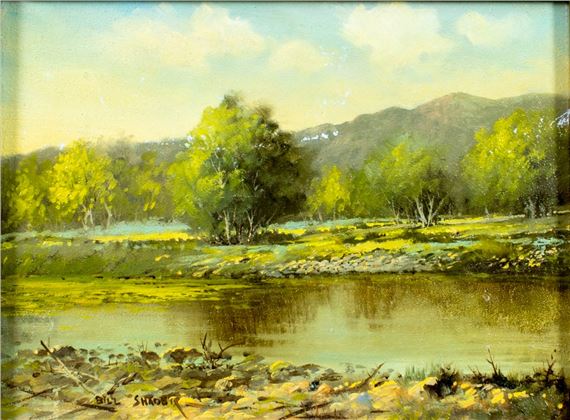 Cottonwood Creek Landscape, CA by Bill Shaddix