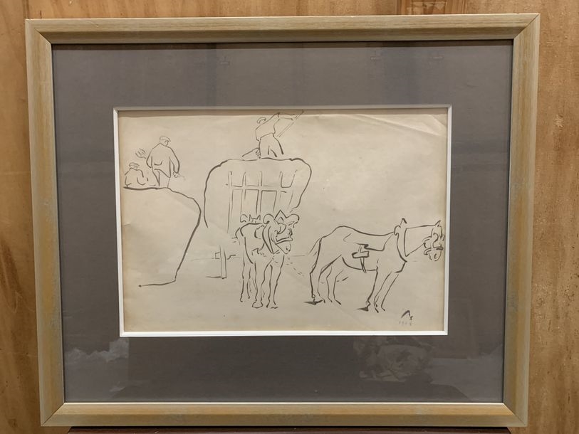 Artwork by Philippe Rouart, The Harvest, Made of crumpled paper