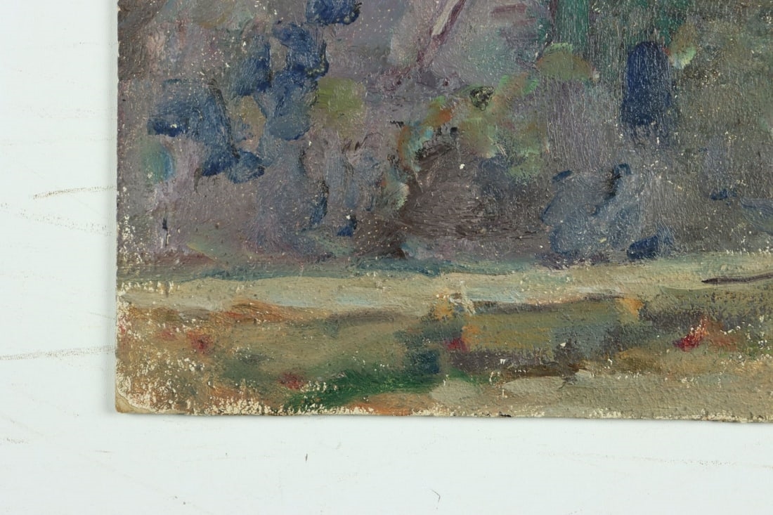 Artwork by Robert van Vorst Sewell, Castle Landscape, Made of oil on board