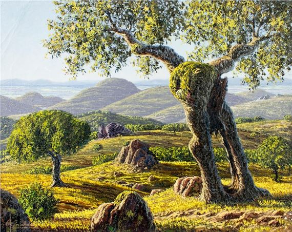 Hilly Landscape by S Arnaldo