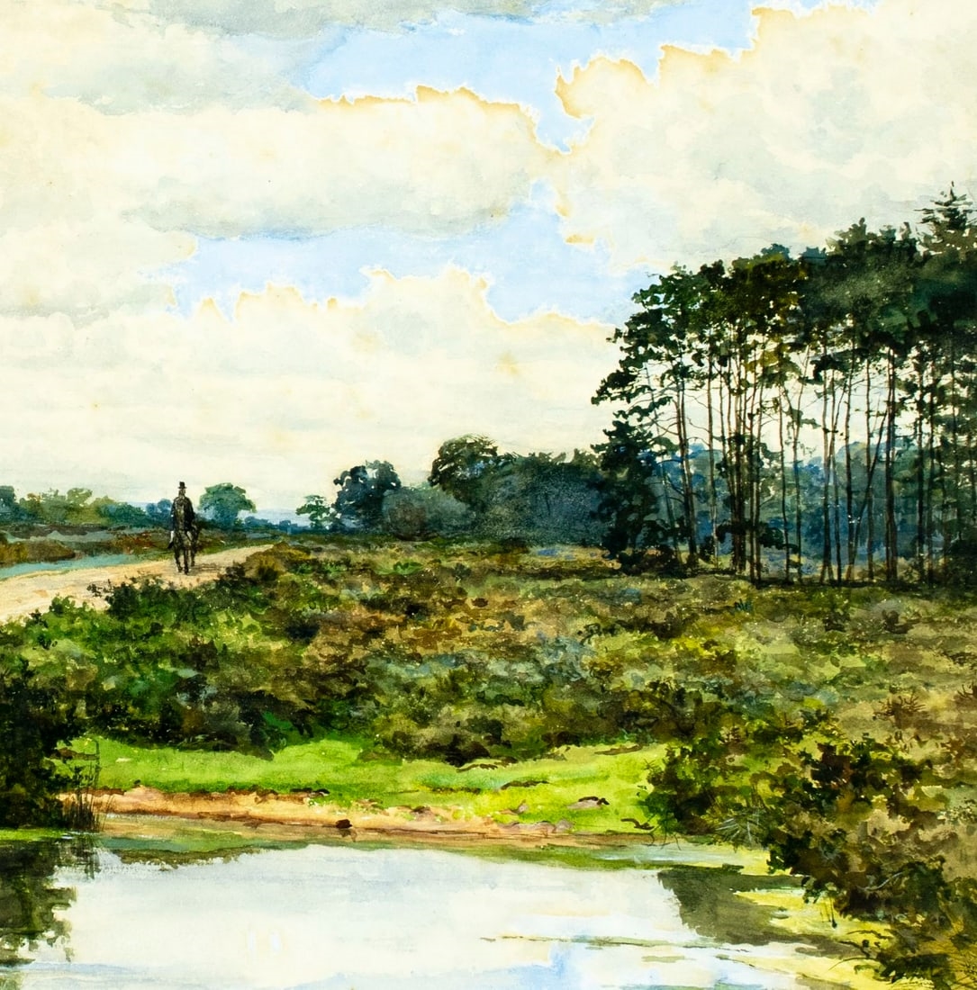William Grylls Addison | Landscape with Hunters | MutualArt