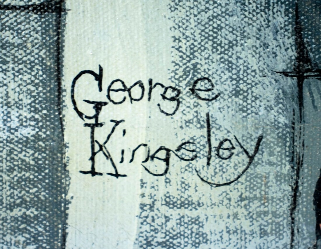 George Kingsley | Town Street Scene | MutualArt
