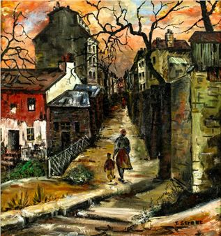 Hillside, Montmartre, Paris, France - T. W. Street