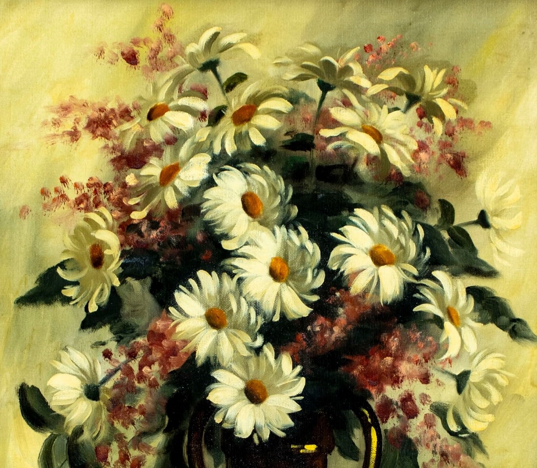 A Roth | Still Life with Vase of Flowers (1968) | MutualArt