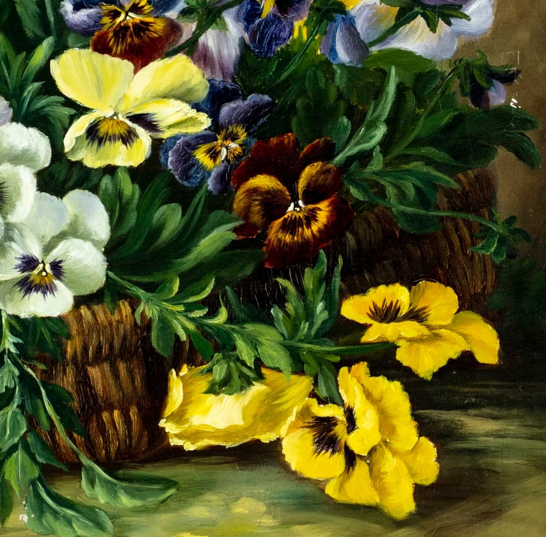 American School, 18th Century | Still Life with Pansies | MutualArt