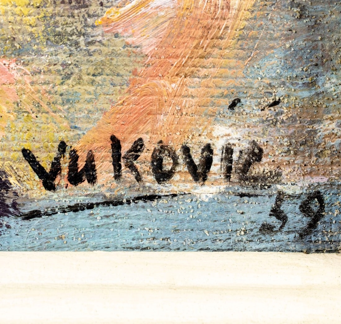 Artwork by Marko Vukovic, Nude, Made of oil on board