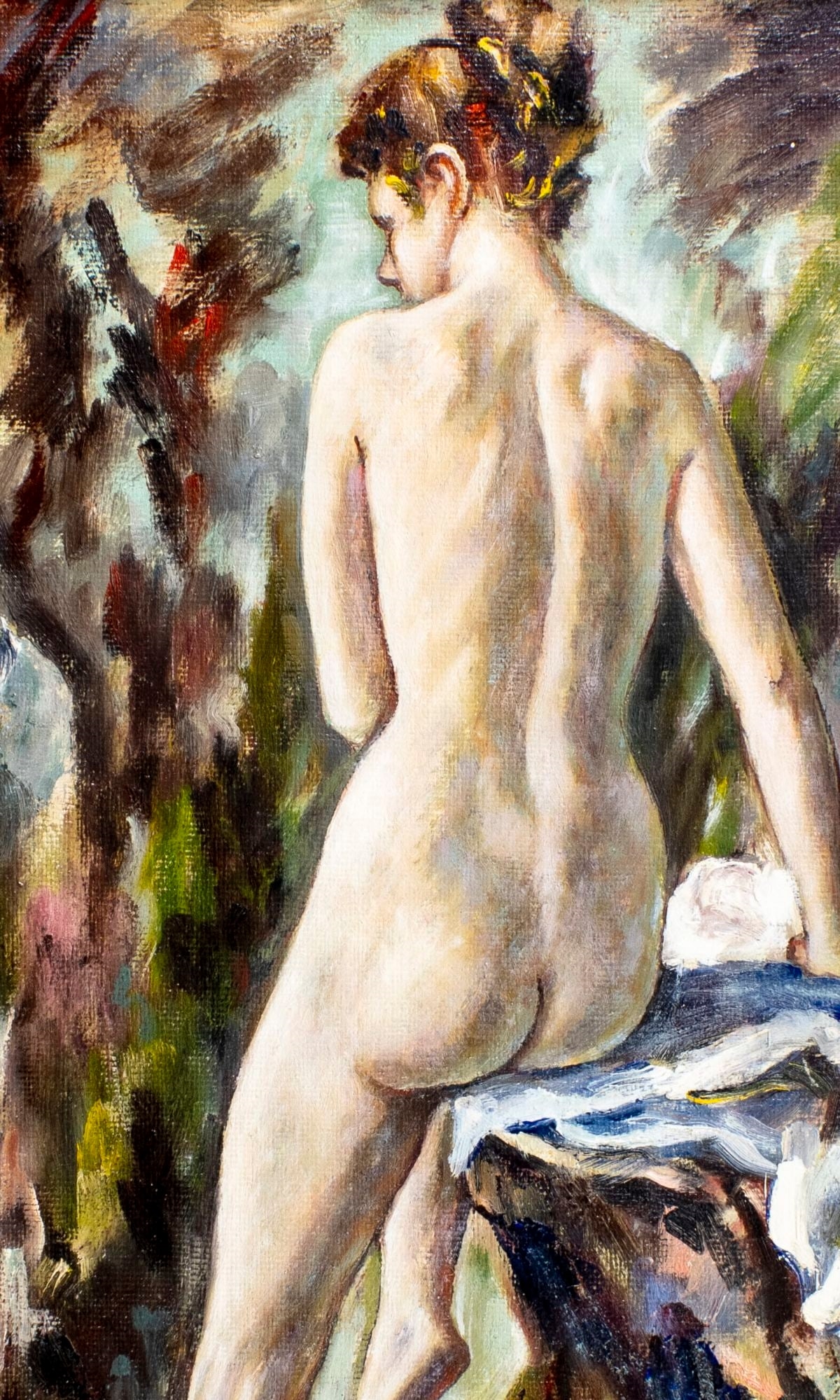 Artwork by Marko Vukovic, Nude, Made of oil on board