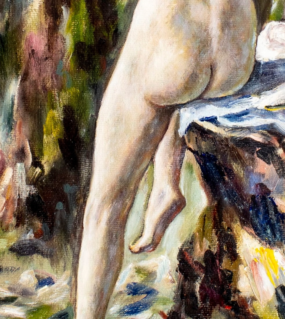 Artwork by Marko Vukovic, Nude, Made of oil on board