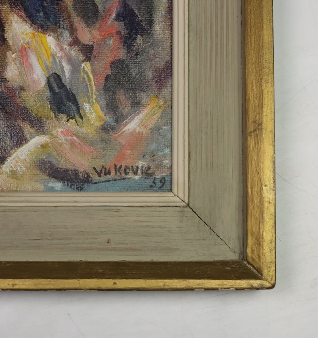 Artwork by Marko Vukovic, Nude, Made of oil on board