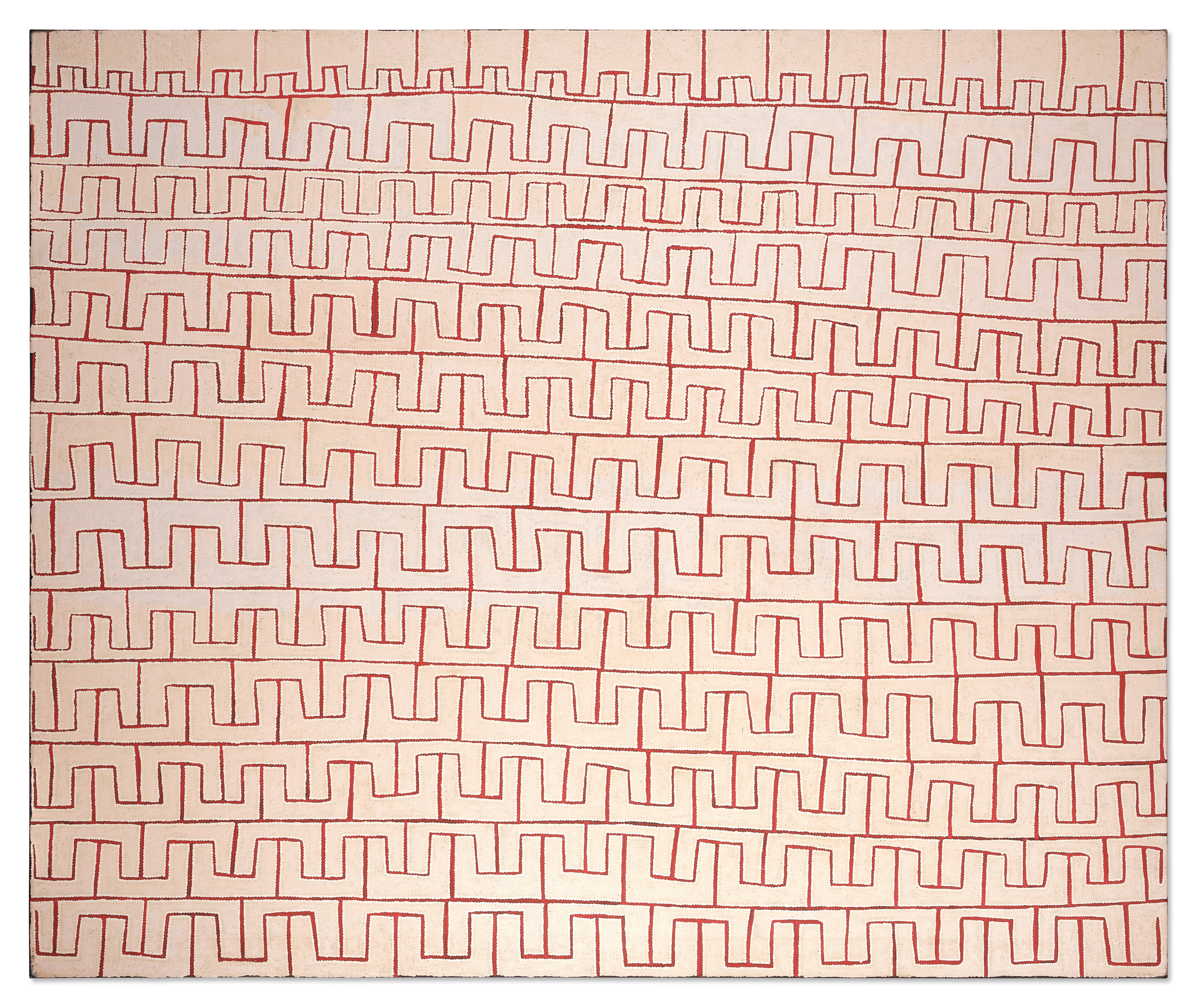 Artwork by Ray James Tjangala, Yunala, Made of Synthetic polymer paint on linen