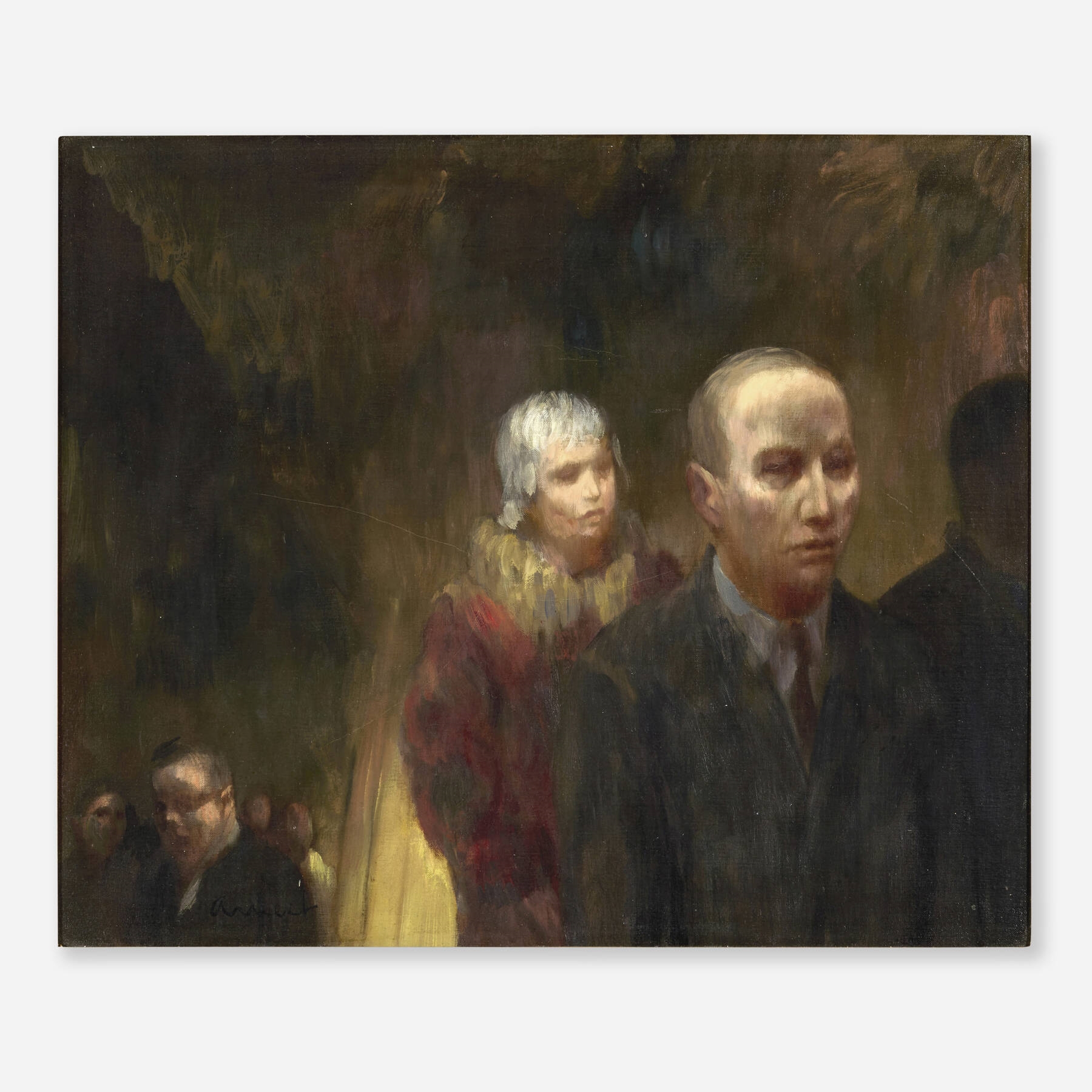 Artwork by Bernard Arnest, After the Concert, Made of oil on canvas