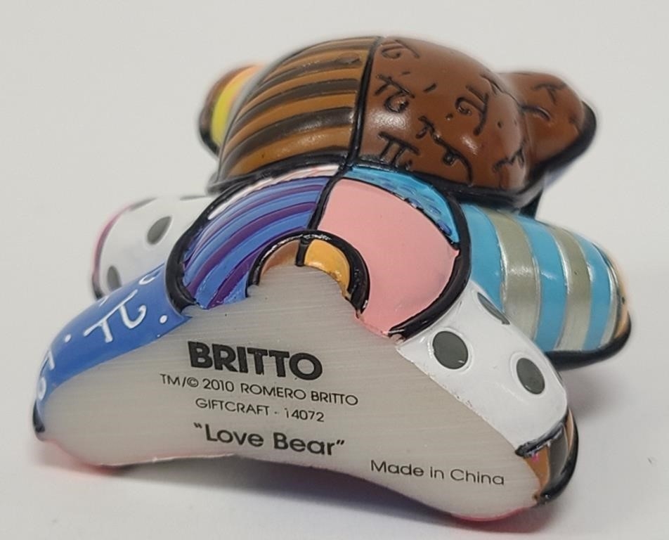 Romero Britto | 3 Small 2 Romero Britto Figures incl Royalty | MutualArt