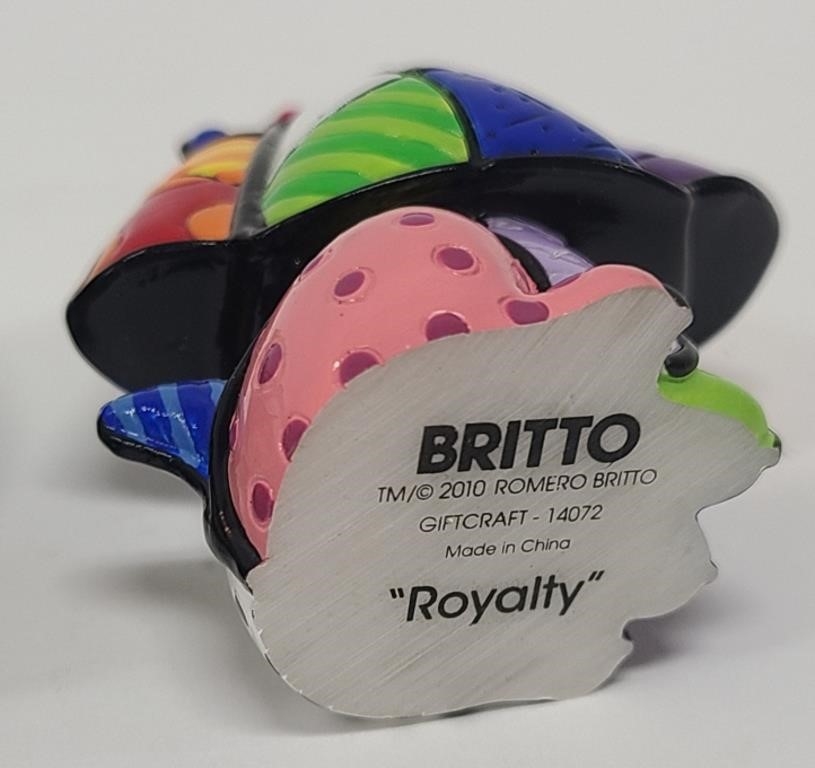Romero Britto | 3 Small 2 Romero Britto Figures incl Royalty | MutualArt