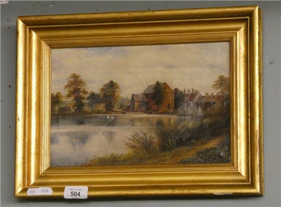 Small oil on canvas by George Wyllis Mryce - George Wyllis Mryce