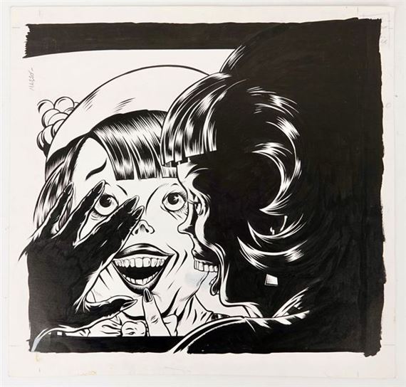 India ink Signed upper left 31 x 30 cm - Pascal Mezzo Mesenburg