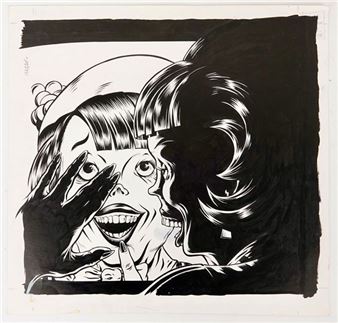 India ink Signed upper left 31 x 30 cm - Pascal Mezzo Mesenburg