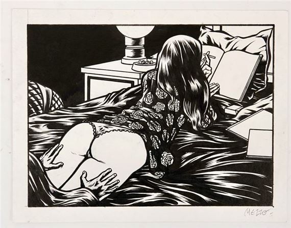 Illustration for an ex libris published in 2008