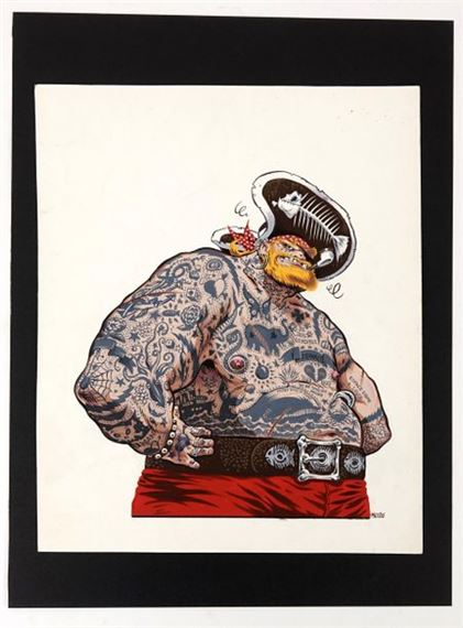 Illustration for a fake comic book cover published in Picsou magazine between 2001 and 2005