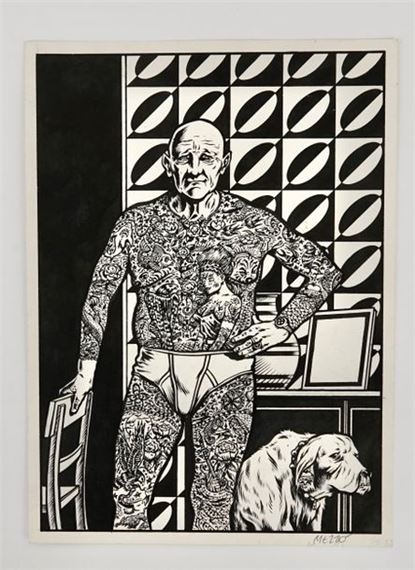 4th cover for a magazine by Pascal Mezzo Mesenburg