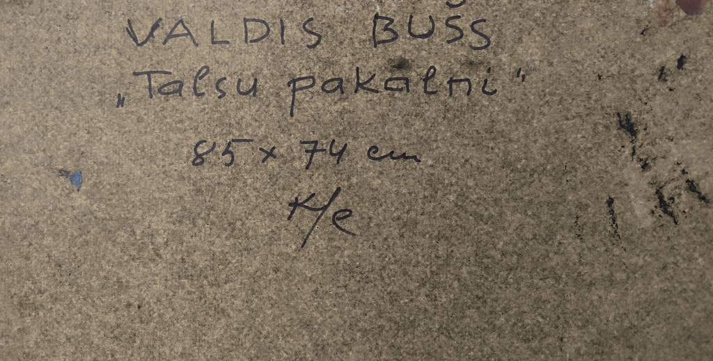 Artwork by Valdis Buss, Talsi Hills, Made of Canvas, oil