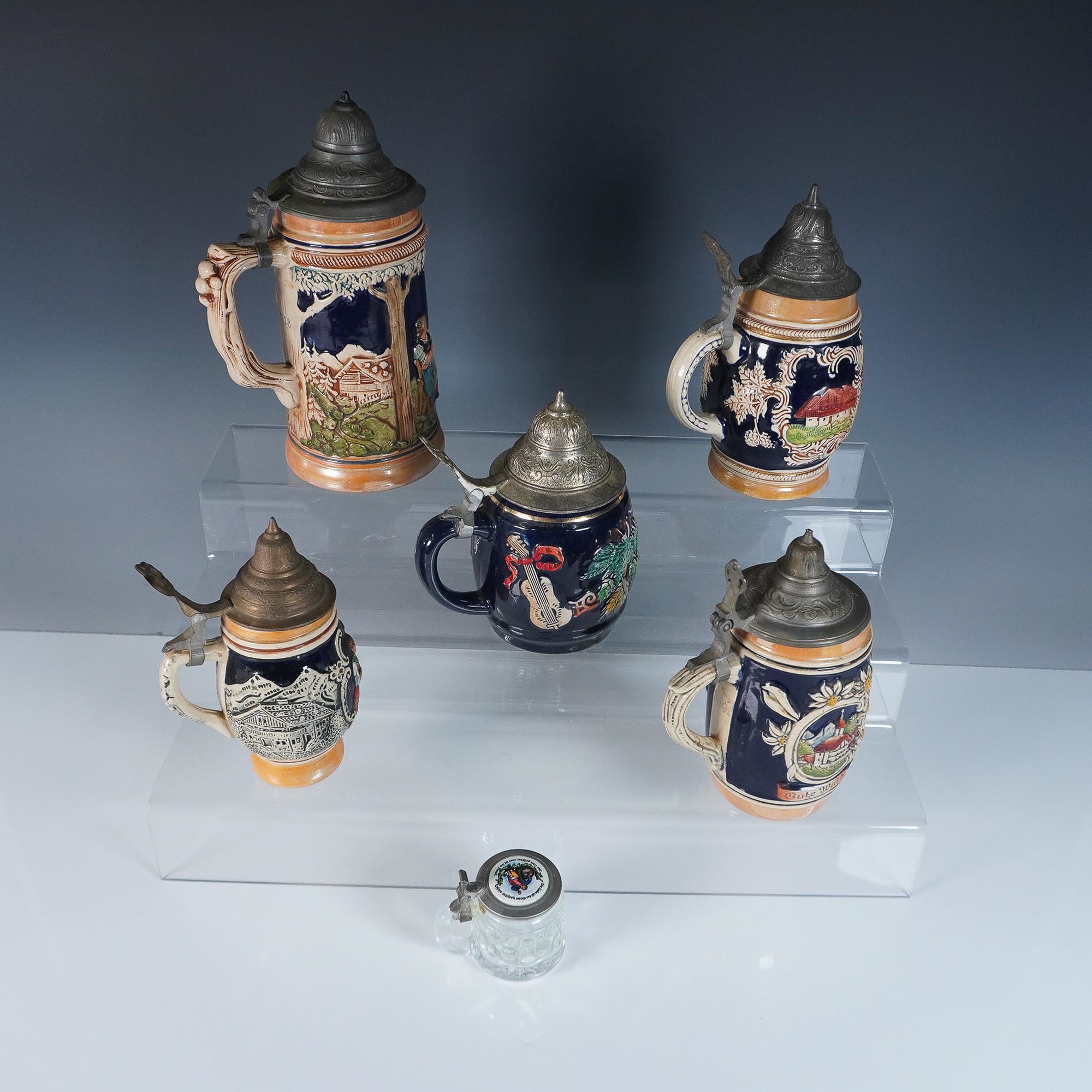 Stein | 6pc German Beer Stein Collection (20th Century) | MutualArt