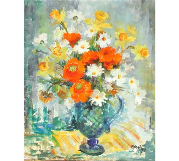 Bouquet de fleurs ou juillet au jardin by Marcel Anselme