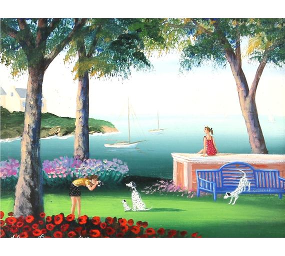 Alain Bonnec | Le bord de mer Huile | MutualArt