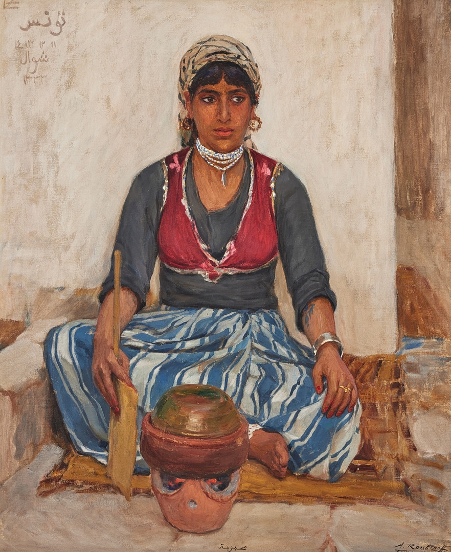 Alexandre Roubtzoff | Aisha kokandes couscous (1915) | MutualArt