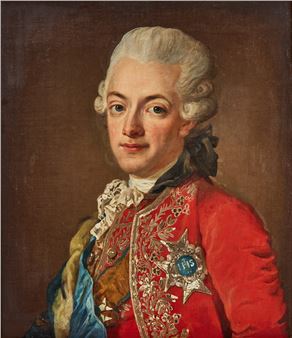 Porträtt av kung Gustav III - Lorens Pasch