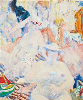 En dag på stranden - Eerik Haamer